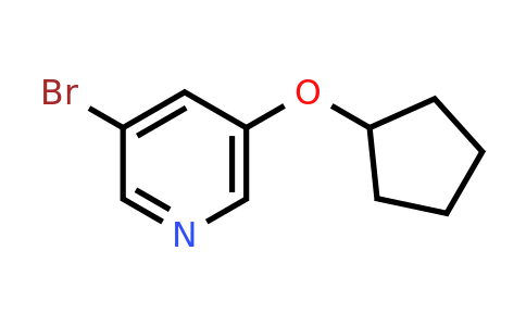 CAS 422557-08-2 | 3-Bromo-5-cyclopentyloxypyridine