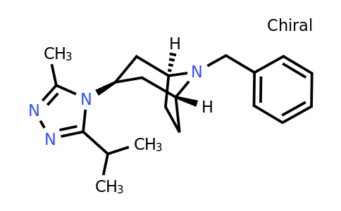 CAS 423165-13-3 | (1R,3s,5S)-8-Benzyl-3-(3-isopropyl-5-methyl-4H-1,2,4-triazol-4-yl)-8-azabicyclo[3.2.1]octane