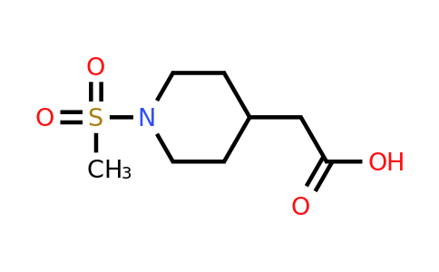 CAS 423722-27-4 | 2-(1-(Methylsulfonyl)piperidin-4-yl)acetic acid