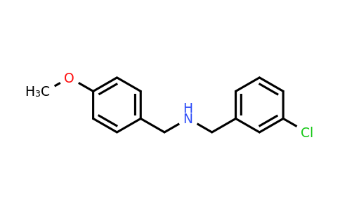 CAS 423740-56-1 | N-(3-Chlorobenzyl)-1-(4-methoxyphenyl)methanamine