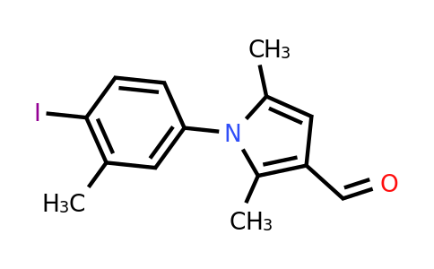 CAS 423750-08-7 | 1-(4-Iodo-3-methylphenyl)-2,5-dimethyl-1H-pyrrole-3-carbaldehyde