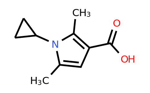 CAS 423768-58-5 | 1-Cyclopropyl-2,5-dimethyl-1H-pyrrole-3-carboxylic acid