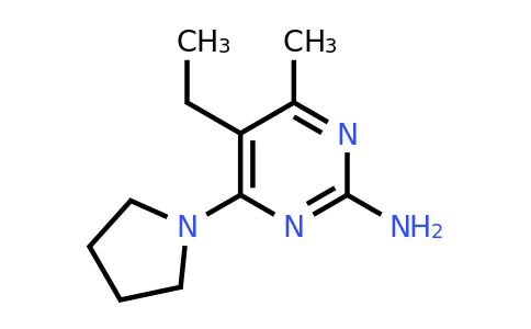 CAS 424803-29-2 | 5-Ethyl-4-methyl-6-(pyrrolidin-1-yl)pyrimidin-2-amine
