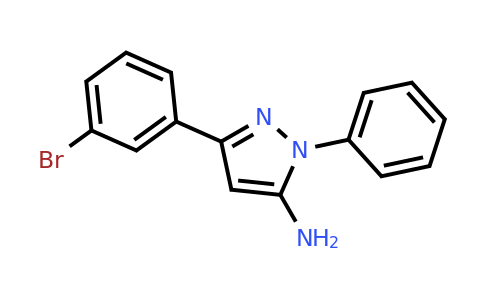 CAS 424808-07-1 | 5-(3-Bromo-phenyl)-2-phenyl-2H-pyrazol-3-ylamine