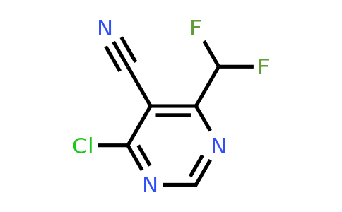 CAS 425394-90-7 | 4-Chloro-5-cyano-6-difluoromethylpyrimidine