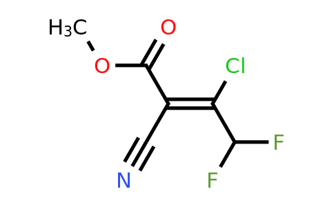 CAS 425395-33-1 | Methyl 3-chloro-2-cyano-4,4-difluorocrotonate