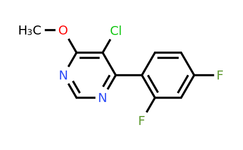 CAS 425407-07-4 | 5-Chloro-4-(2,4-difluorophenyl)-6-methoxypyrimidine