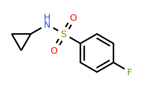 CAS 425654-95-1 | N-Cyclopropyl-4-fluorobenzenesulfonamide