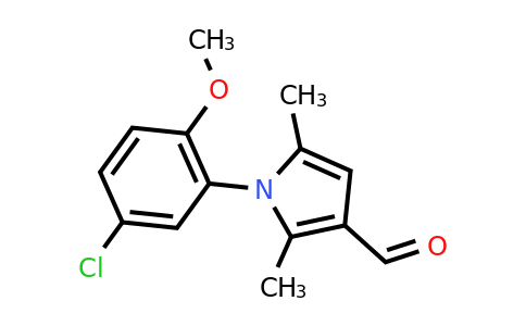CAS 426221-04-7 | 1-(5-Chloro-2-methoxyphenyl)-2,5-dimethyl-1H-pyrrole-3-carbaldehyde