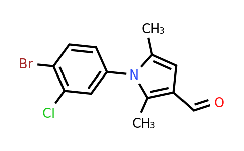 CAS 426224-62-6 | 1-(4-Bromo-3-chlorophenyl)-2,5-dimethyl-1H-pyrrole-3-carbaldehyde