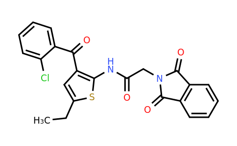 CAS 42753-80-0 | N-(3-(2-Chlorobenzoyl)-5-ethylthiophen-2-yl)-2-(1,3-dioxoisoindolin-2-yl)acetamide