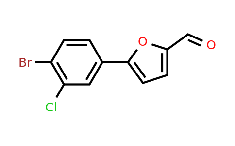 CAS 428465-30-9 | 5-(4-Bromo-3-chlorophenyl)furan-2-carbaldehyde
