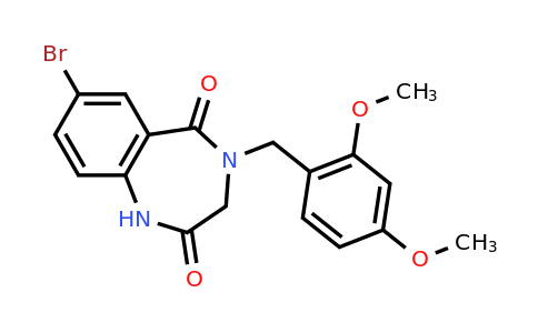 CAS 428507-46-4 | 7-bromo-4-[(2,4-dimethoxyphenyl)methyl]-1,3-dihydro-1,4-benzodiazepine-2,5-dione