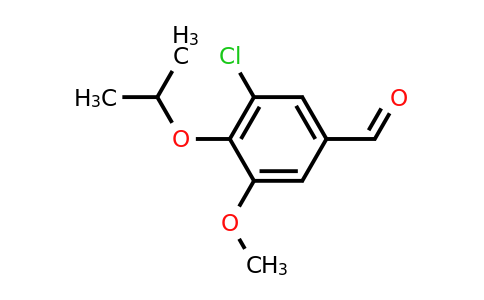 CAS 428847-03-4 | 3-chloro-5-methoxy-4-(propan-2-yloxy)benzaldehyde