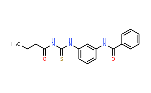 CAS 428857-90-3 | N-{3-[(butanamidomethanethioyl)amino]phenyl}benzamide