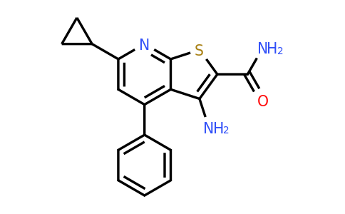 CAS 430454-02-7 | 3-Amino-6-cyclopropyl-4-phenylthieno[2,3-b]pyridine-2-carboxamide