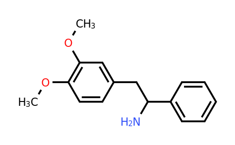 CAS 43071-00-7 | 2-(3,4-Dimethoxyphenyl)-1-phenylethan-1-amine
