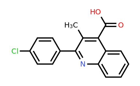 CAS 43071-47-2 | 2-(4-Chlorophenyl)-3-methylquinoline-4-carboxylic acid