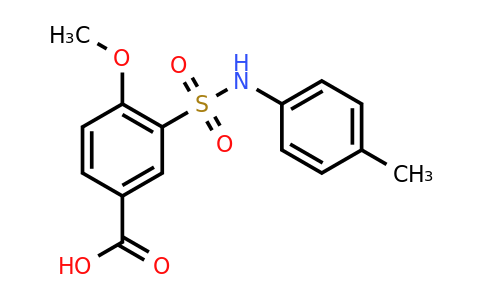 CAS 431883-78-2 | 4-methoxy-3-[(4-methylphenyl)sulfamoyl]benzoic acid