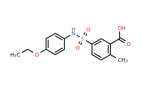 CAS 431893-89-9 | 5-[(4-ethoxyphenyl)sulfamoyl]-2-methylbenzoic acid