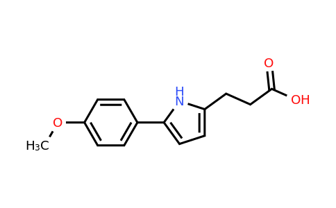 CAS 431987-06-3 | 3-(5-(4-Methoxyphenyl)-1H-pyrrol-2-yl)propanoic acid