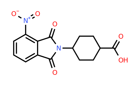 CAS 432537-75-2 | 4-(4-Nitro-1,3-dioxoisoindolin-2-yl)cyclohexanecarboxylic acid