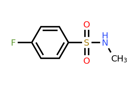 CAS 433-14-7 | 4-fluoro-N-methylbenzene-1-sulfonamide