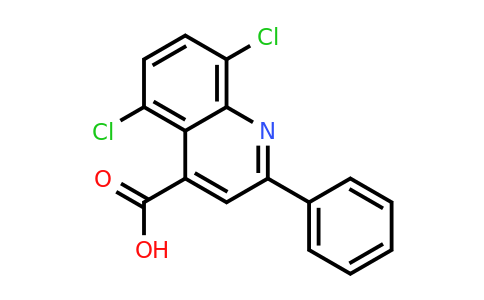 CAS 433240-82-5 | 5,8-Dichloro-2-phenylquinoline-4-carboxylic acid