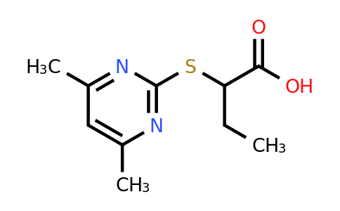 CAS 433242-64-9 | 2-((4,6-Dimethylpyrimidin-2-yl)thio)butanoic acid