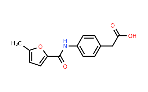 CAS 433326-87-5 | 2-(4-(5-Methylfuran-2-carboxamido)phenyl)acetic acid