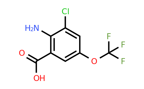 CAS 433938-46-6 | 2-Amino-3-chloro-5-(trifluoromethoxy)benzoic acid