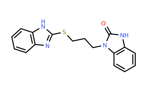 CAS 434292-96-3 | 1-[3-(1H-1,3-Benzodiazol-2-ylsulfanyl)propyl]-2,3-dihydro-1H-1,3-benzodiazol-2-one
