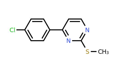 CAS 434941-55-6 | 4-(4-Chlorophenyl)-2-(methylthio)pyrimidine