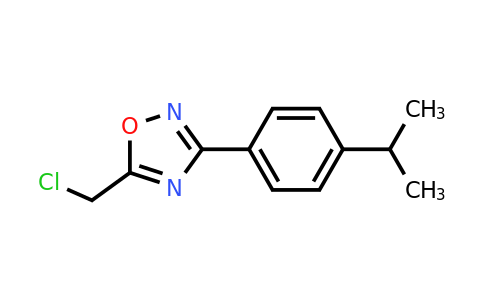 CAS 435303-32-5 | 5-(chloromethyl)-3-[4-(propan-2-yl)phenyl]-1,2,4-oxadiazole