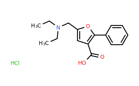CAS 435341-94-9 | 5-((Diethylamino)methyl)-2-phenylfuran-3-carboxylic acid hydrochloride