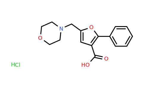 CAS 435341-95-0 | 5-(Morpholinomethyl)-2-phenylfuran-3-carboxylic acid hydrochloride