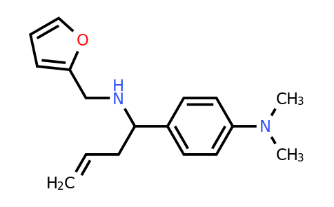 CAS 435342-01-1 | 4-(1-((Furan-2-ylmethyl)amino)but-3-en-1-yl)-N,N-dimethylaniline