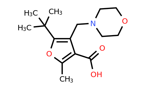 CAS 435342-04-4 | 5-(tert-Butyl)-2-methyl-4-(morpholinomethyl)furan-3-carboxylic acid