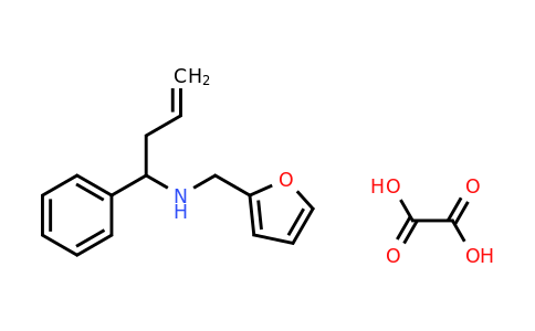 CAS 435342-10-2 | N-(Furan-2-ylmethyl)-1-phenylbut-3-en-1-amine oxalate