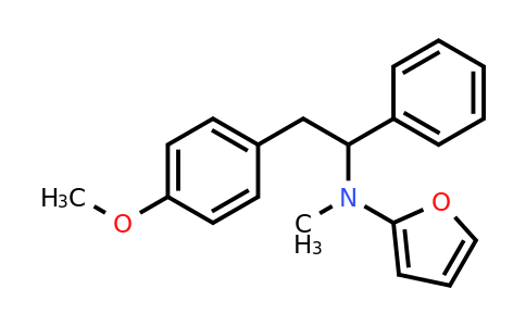 CAS 436087-18-2 | N-(2-(4-methoxyphenyl)-1-phenylethyl)-N-methylfuran-2-amine