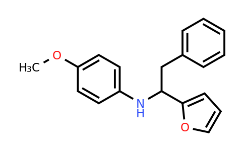CAS 436087-20-6 | N-(1-(Furan-2-yl)-2-phenylethyl)-4-methoxyaniline