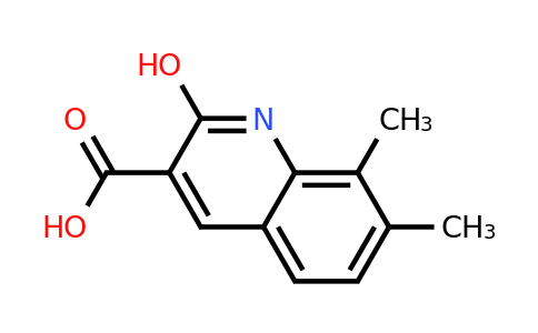 CAS 436087-32-0 | 2-Hydroxy-7,8-dimethylquinoline-3-carboxylic acid