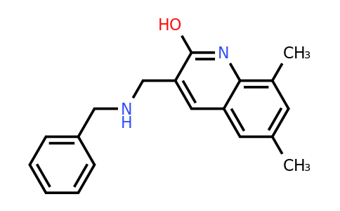 CAS 436087-64-8 | 3-((Benzylamino)methyl)-6,8-dimethylquinolin-2-ol