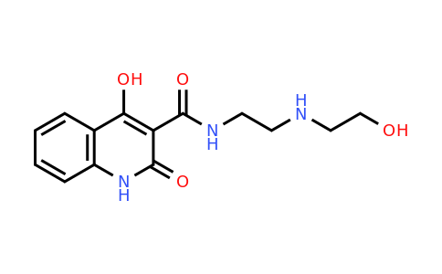 CAS 436088-79-8 | 4-Hydroxy-N-(2-((2-hydroxyethyl)amino)ethyl)-2-oxo-1,2-dihydroquinoline-3-carboxamide