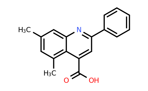 CAS 436089-00-8 | 5,7-Dimethyl-2-phenylquinoline-4-carboxylic acid