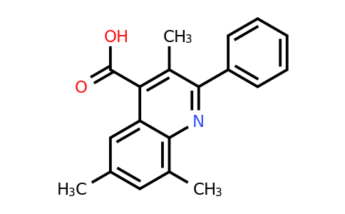 CAS 436089-40-6 | 3,6,8-Trimethyl-2-phenylquinoline-4-carboxylic acid