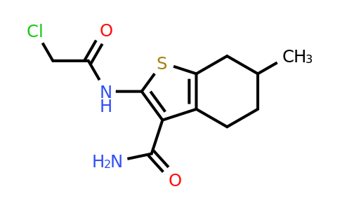CAS 436090-09-4 | 2-(2-chloroacetamido)-6-methyl-4,5,6,7-tetrahydro-1-benzothiophene-3-carboxamide