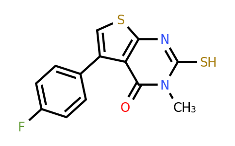 CAS 436090-38-9 | 5-(4-fluorophenyl)-3-methyl-2-sulfanyl-3H,4H-thieno[2,3-d]pyrimidin-4-one