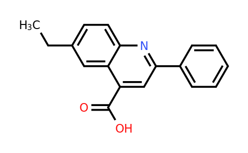 CAS 436091-45-1 | 6-Ethyl-2-phenylquinoline-4-carboxylic acid
