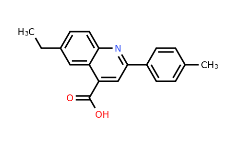 CAS 436091-46-2 | 6-Ethyl-2-(p-tolyl)quinoline-4-carboxylic acid